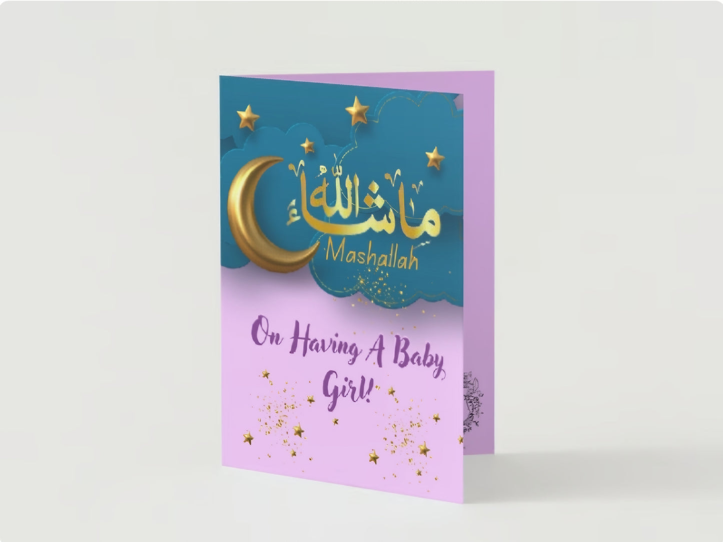 Mashallah its a girl! Greeting Card